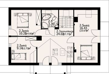 Poddasze projektu - Oleśnica 13 dw