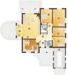 Parter projektu - Sroka II z garażem 1-st. [A]