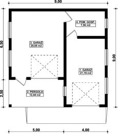 Parter projektu - G261 - Budynek garażowo - gospodarczy