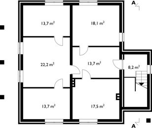 Piwnica projektu - Irena - murowana – klinkier