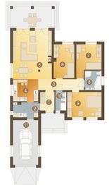 Parter projektu - Aleks z garażem 1-st. [A]