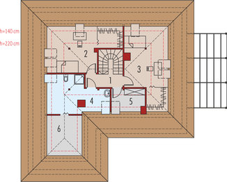 Poddasze projektu - Astrid II G2 energo