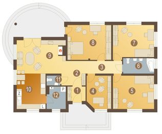 Parter projektu - Basia bez garażu [B]