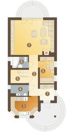 Parter projektu - Kowalik bez garażu [B]