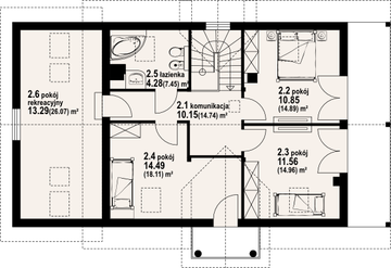 Poddasze projektu - Milicz 31dw