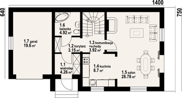 Parter projektu - Osiek wąski 29