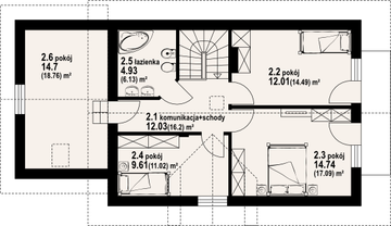 Poddasze projektu - Osiek wąski 29