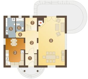 Parter projektu - Wiktoria bez garażu [B]