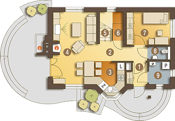 Parter projektu - Agatka bez garażu [B]