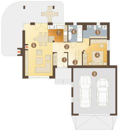 Parter projektu - Filemon II z garażem 2-st. [A]