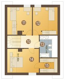 Poddasze projektu - Greta II bez garażu [B]