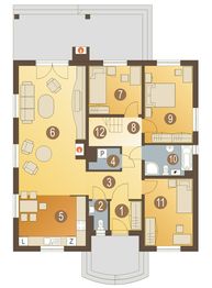 Parter projektu - Dorotka II bez garażu [B]