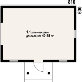 Parter projektu - Budynek gospodarczy bg-3