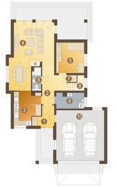 Parter projektu - Klaudia II z garażem 2-st. [A]