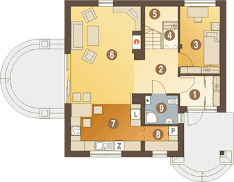 Parter projektu - Sowa bez garażu [B]