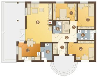 Parter projektu - Szczygieł bez garażu [B]