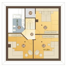 Poddasze projektu - Kuba bez garażu [B]