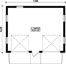 Parter projektu - G263 - Budynek garażowy