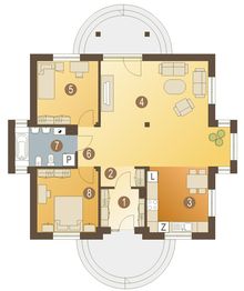 Parter projektu - Orlik bez garażu [B]