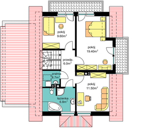 Poddasze projektu - BW-31 wariant