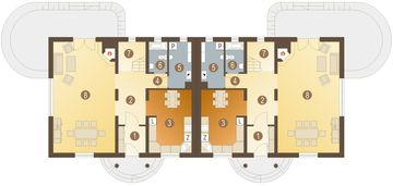 Parter projektu - Wiktoria bez garażu bliźniak [B-BL]