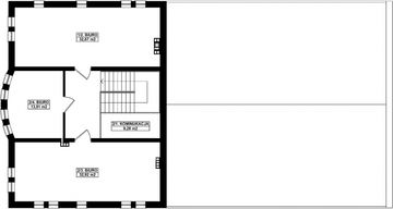 Piętro 1 projektu - G268 - Budynek magazynowo - biurowy