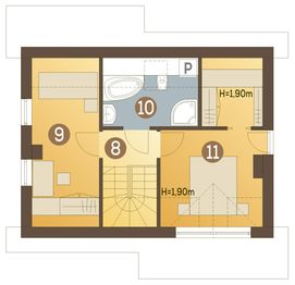 Poddasze projektu - Kajtek bez garażu [B]