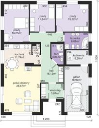 Parter projektu - Dom przy Słonecznej 8