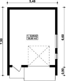 Parter projektu - G279 - Budynek garażowy