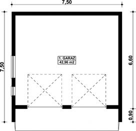 Parter projektu - G285 - Budynek garażowy