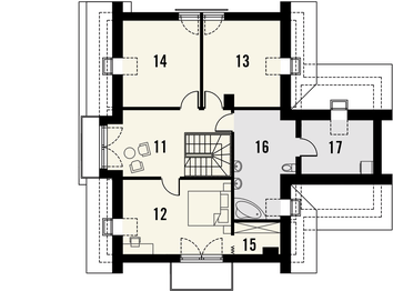 Poddasze projektu - Rozalin 2
