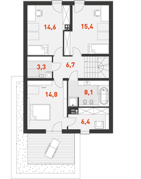 Poddasze projektu - Prosty 3