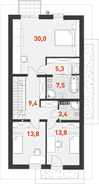 Poddasze projektu - Współczesny 1