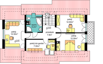 Poddasze projektu - BW-03 uproszczony