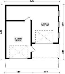 Parter projektu - G289 - Budynek garażowy