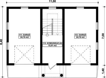 Parter projektu - G284 - Budynek garażowo - gospodarczy