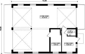 Parter projektu - G288 - Budynek gospodarczy