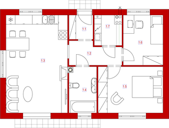 Parter projektu - Domek Miodowy (003 ET)