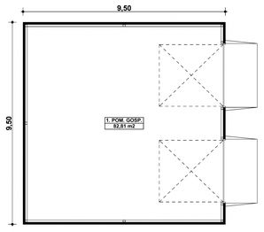 Parter projektu - G295 - Budynek garażowy