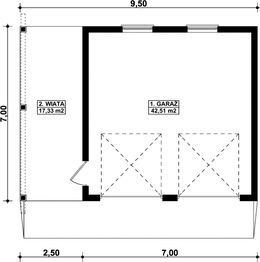 Parter projektu - G298 - Budynek garażowy z wiatą