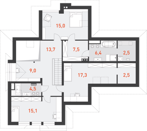 Poddasze projektu - Stylowy 2A