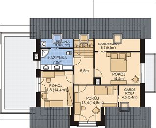 Poddasze projektu - APS 284
