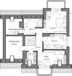 Poddasze projektu - Domidea 52