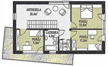 Piętro 1 projektu - WB-3913