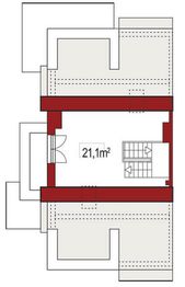 Poddasze projektu - Diana Grande B segment lewy