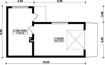 Parter projektu - G269 - Budynek garażowo - gospodarczy