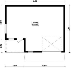 Parter projektu - G86 - Budynek garażowy
