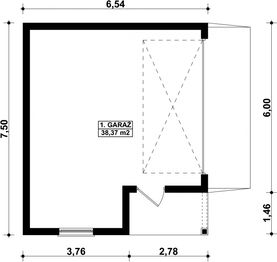 Parter projektu - G91 - Budynek garażowy