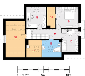 Poddasze projektu - Asymmetricus I G1