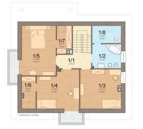 Poddasze projektu - Bakalia